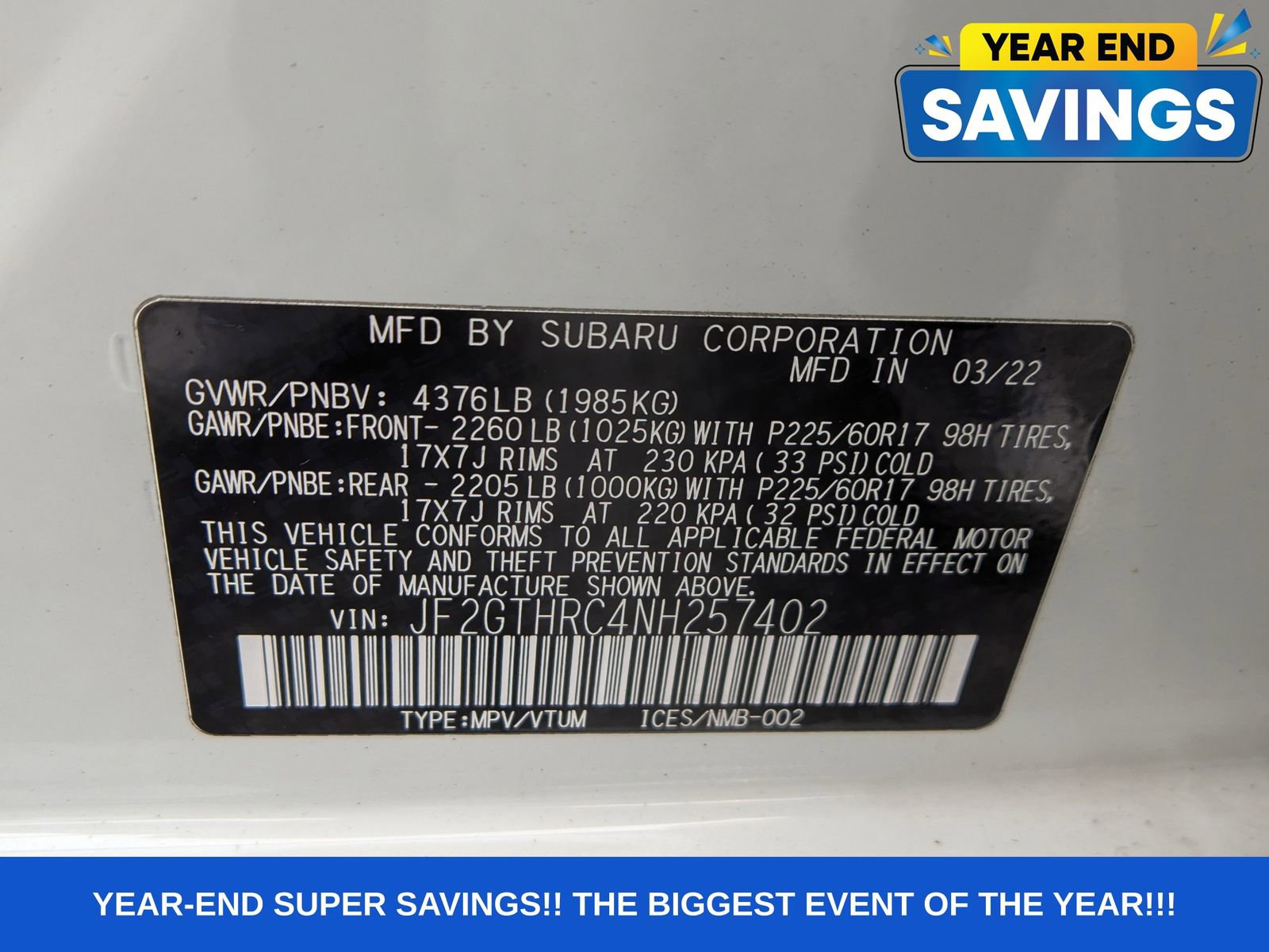 Used 2022 Subaru Crosstrek 2.5i Sport image 39