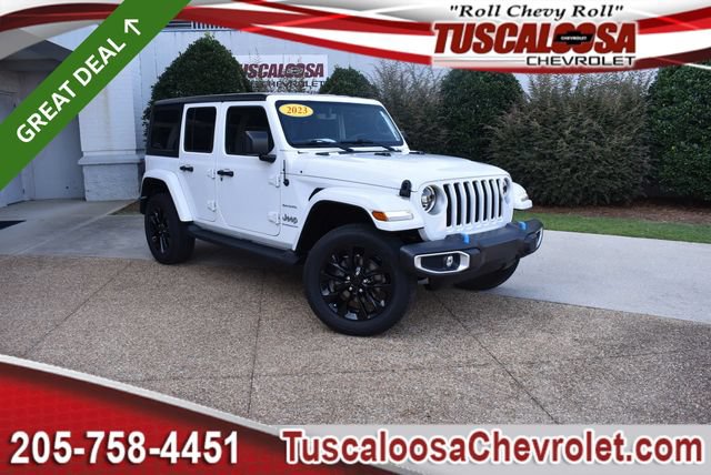 Used 2023 Jeep Wrangler Unlimited Sahara w/ Cold Weather Group AWD/4WD 360° Tour