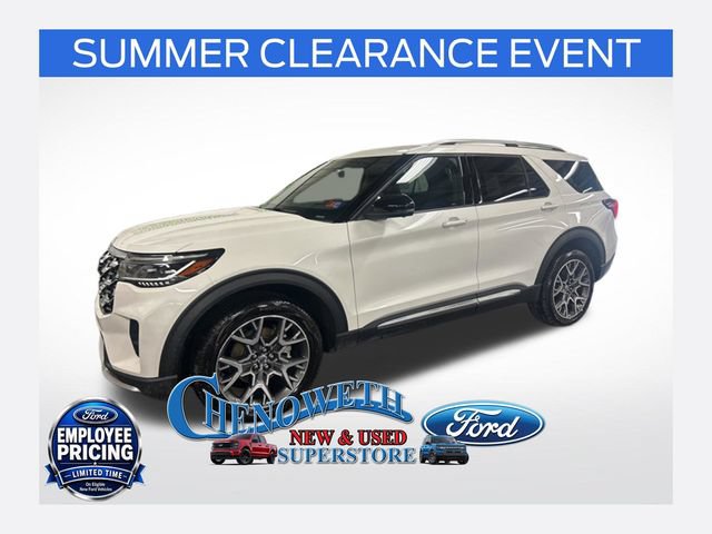 New 2025 Ford Explorer Platinum w/ Ultimate Package AWD/4WD 360° Tour