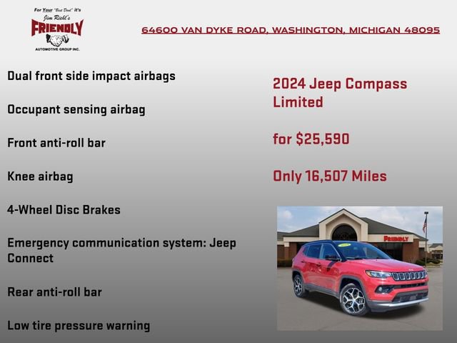Used 2024 Jeep Compass Limited image 15