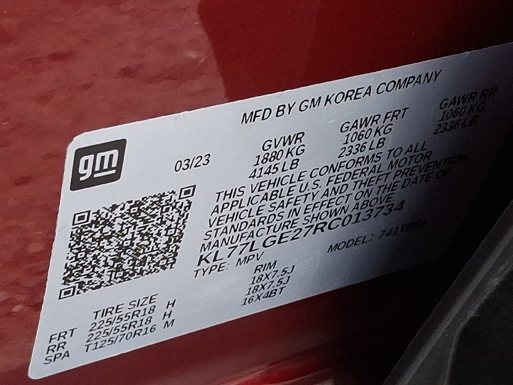 Certified 2024 Chevrolet Trax RS w/ Driver Confidence Package FWD image 26