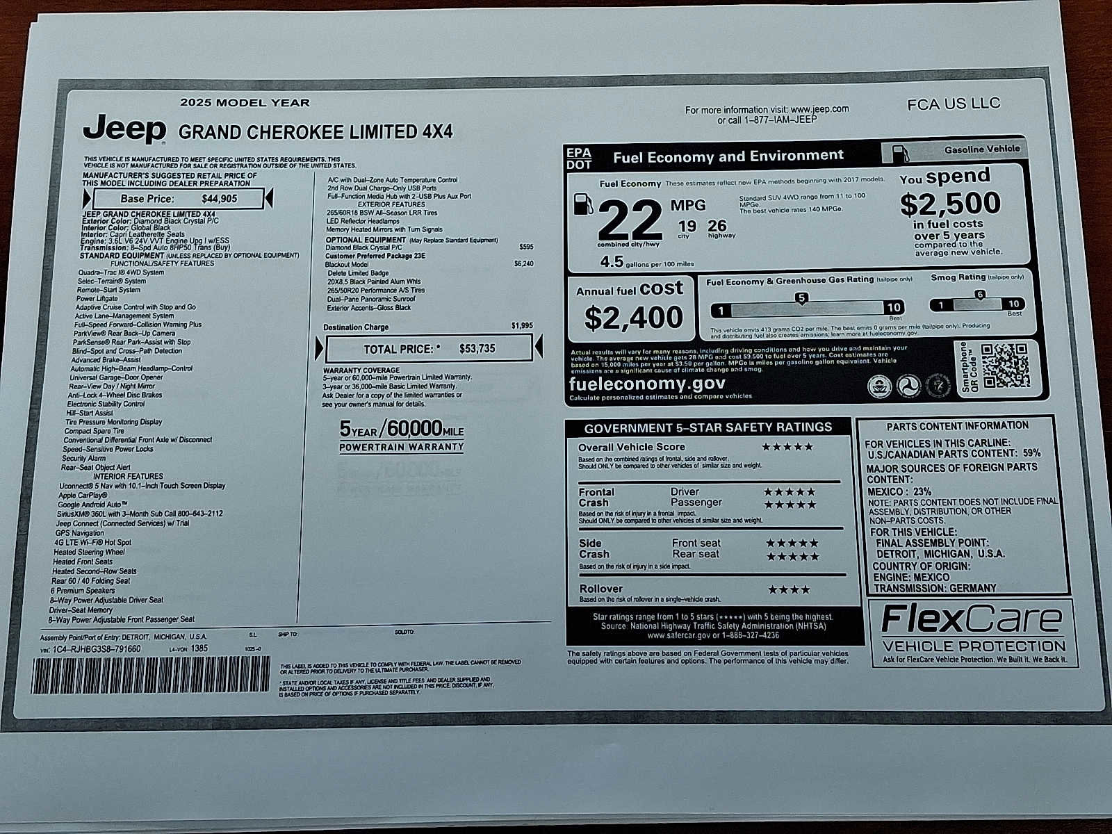 New 2025 Jeep Grand Cherokee Limited image 21