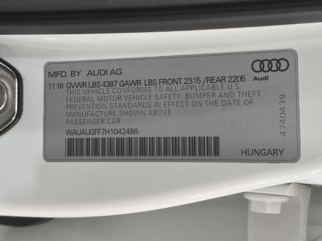 Used 2017 Audi A3 2.0T Premium image 32