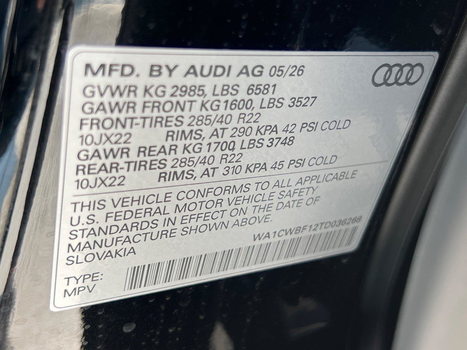 New 2026 Audi SQ8 Prestige AWD/4WD image 27