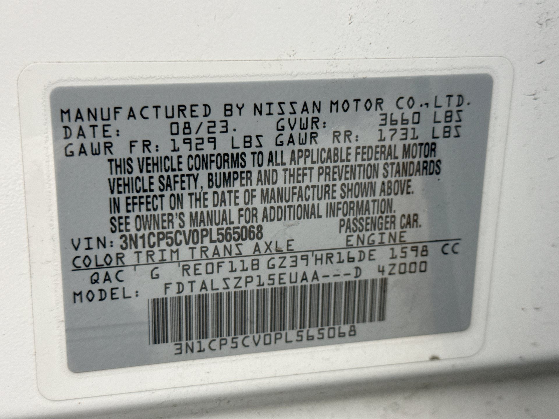 Used 2023 Nissan Kicks SV FWD image 23