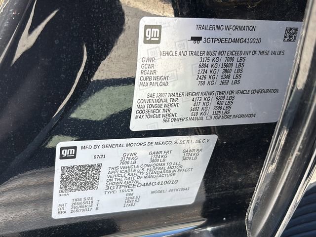 Used 2021 GMC Sierra 1500 AT4 image 23