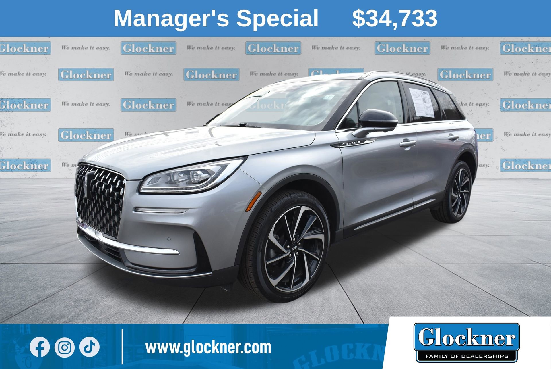 Used 2023 Lincoln Corsair Reserve w/ Equipment Group 201A