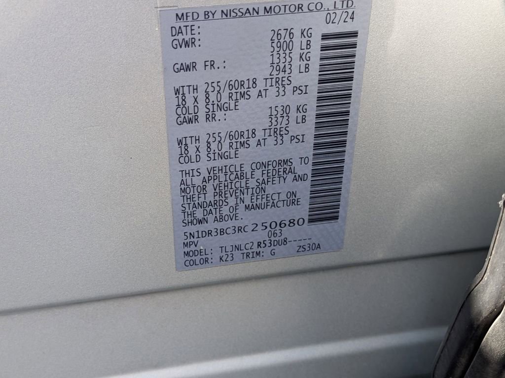 Used 2024 Nissan Pathfinder SV AWD/4WD image 32