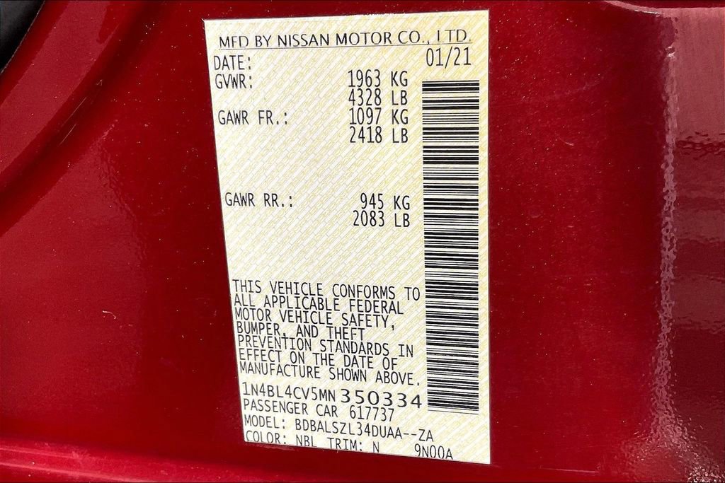 Used 2021 Nissan Altima 2.5 SR w/ SR Premium Package image 44