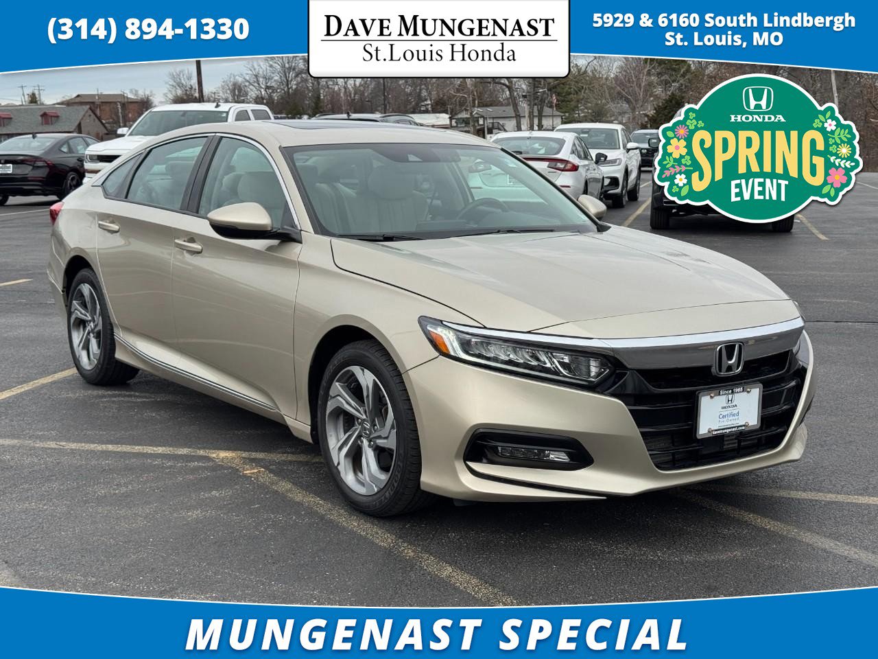 Certified 2019 Honda Accord EX-L