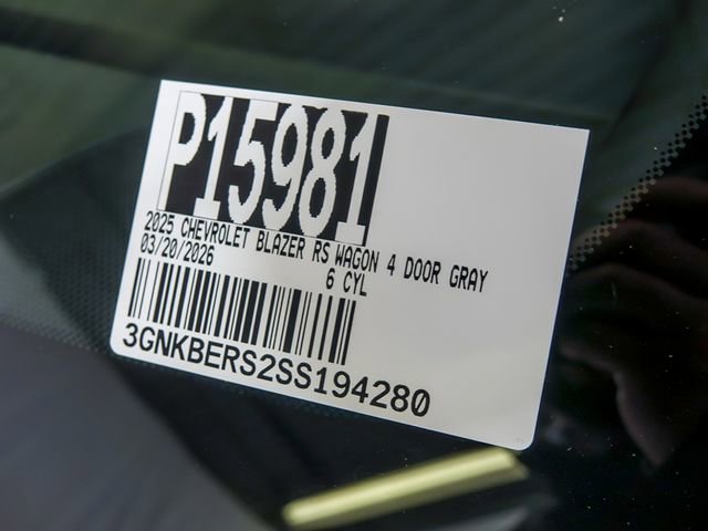 Certified 2025 Chevrolet Blazer RS image 34