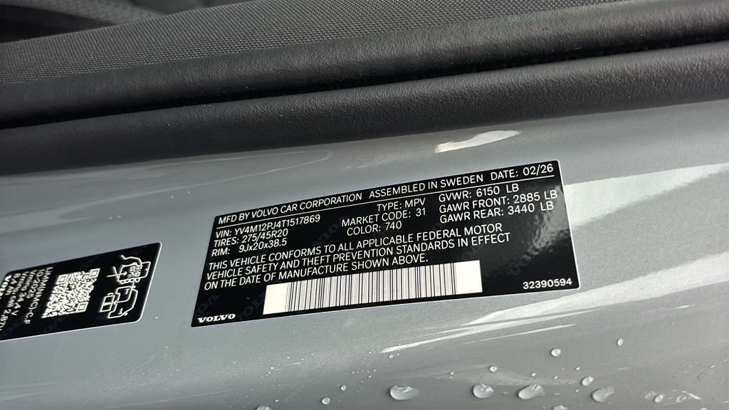 New 2026 Volvo XC90 B5 Core AWD/4WD image 32