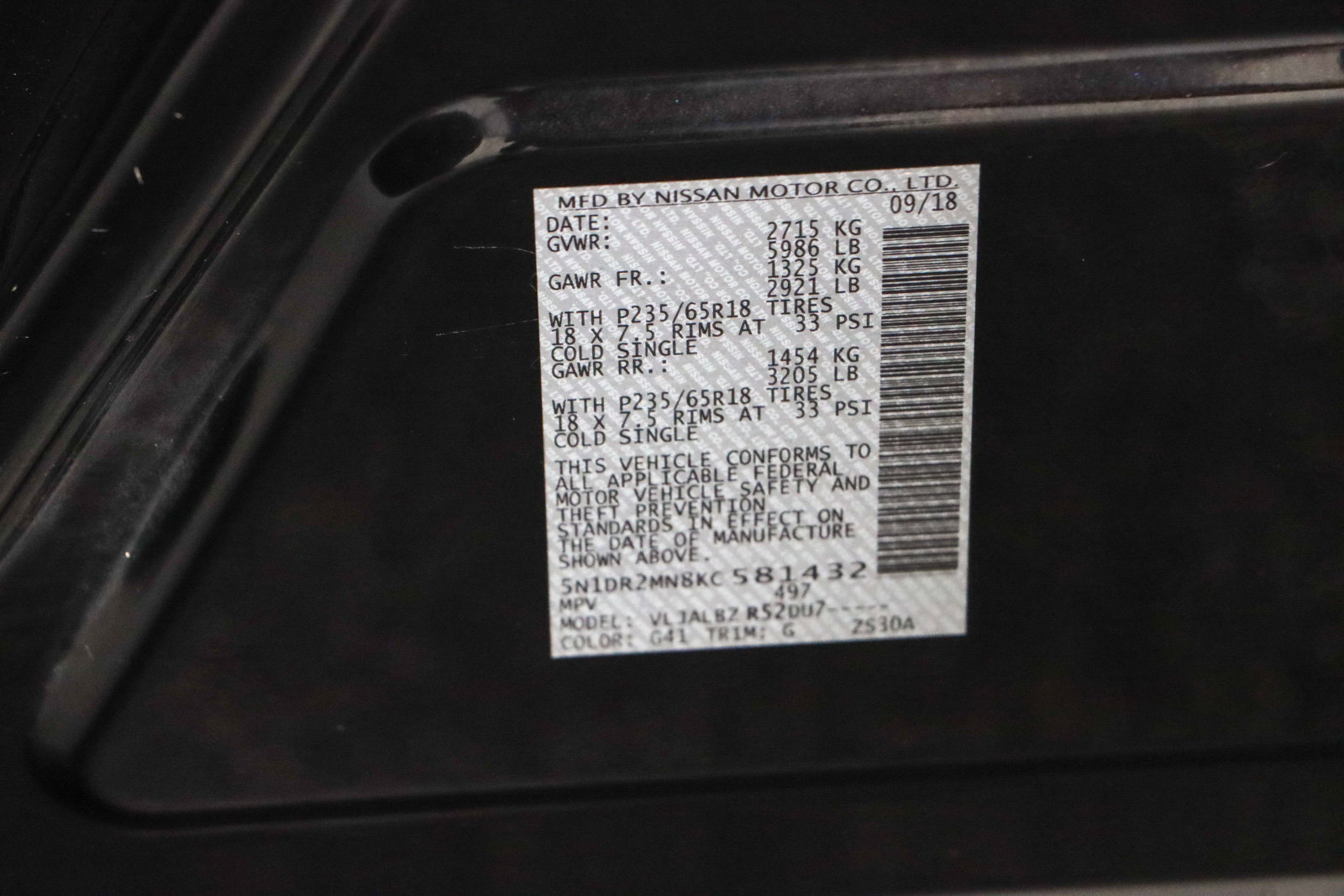 Used 2019 Nissan Pathfinder S image 32