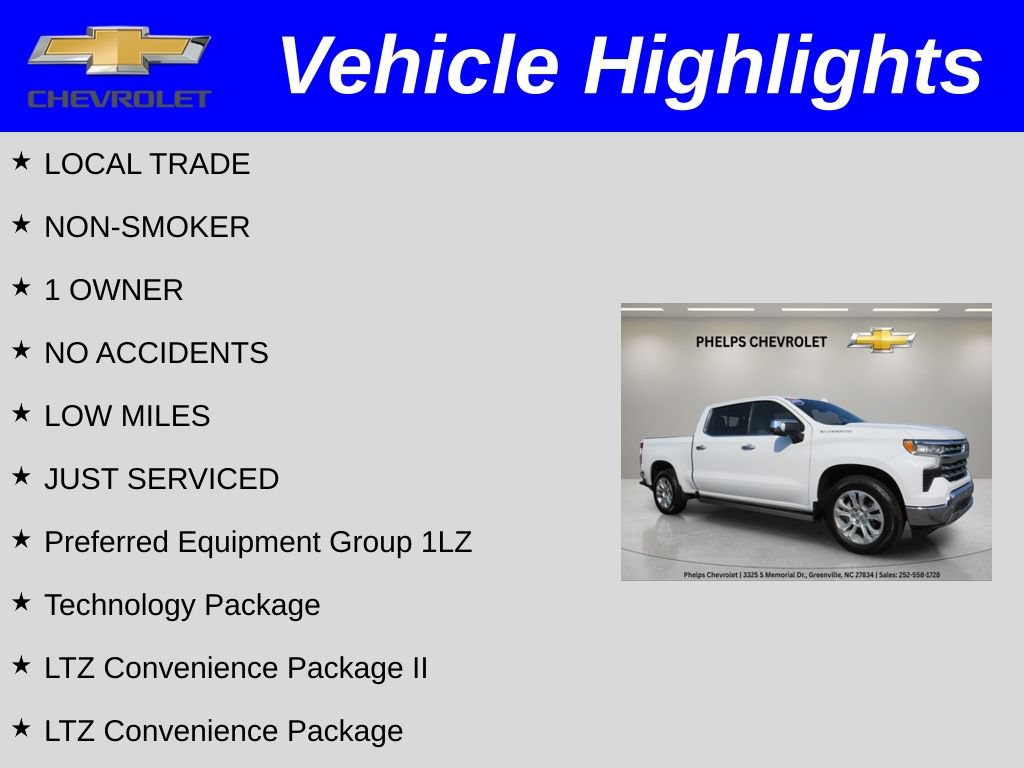 Used 2022 Chevrolet Silverado 1500 LTZ w/ LTZ Premium Package RWD image 2