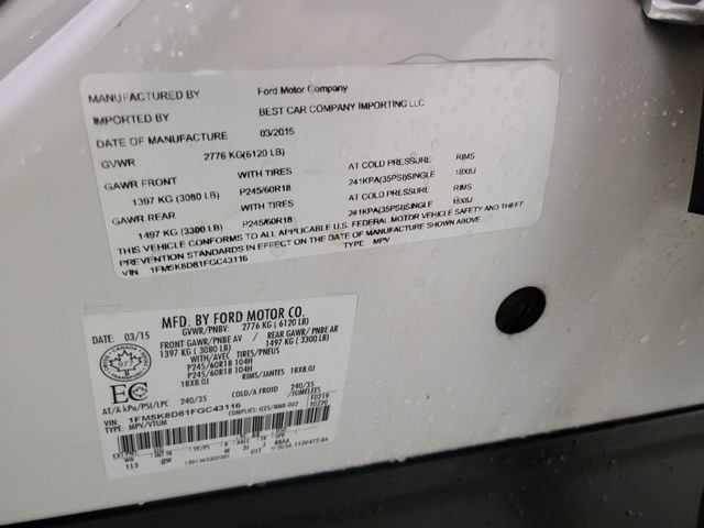 Used 2015 Ford Explorer XLT w/ Equipment Group 201A image 47