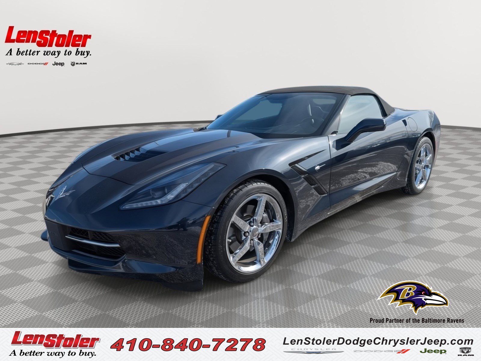 Used 2014 Chevrolet Corvette Stingray Convertible w/ 2LT Preferred Equipment Group image 1