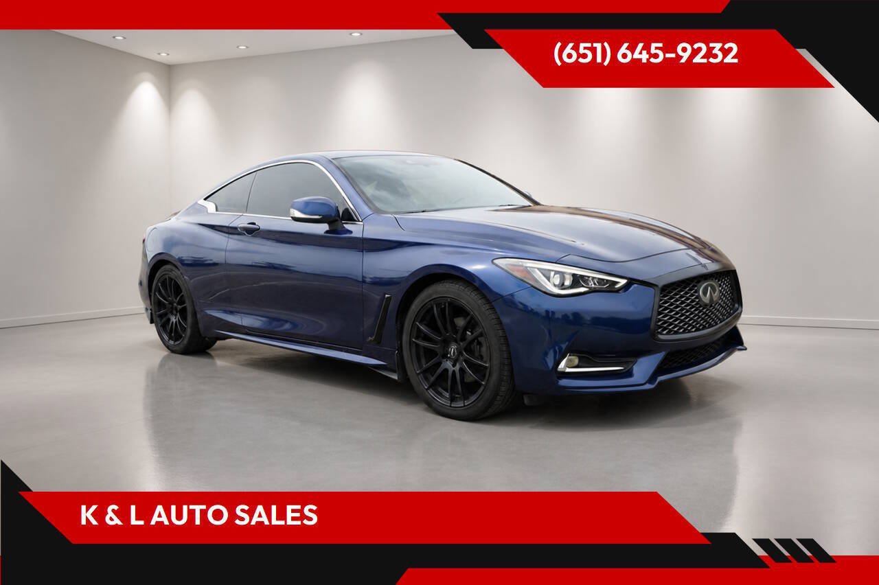 Used 2019 INFINITI Q60 3.0t Luxe AWD/4WD image 1