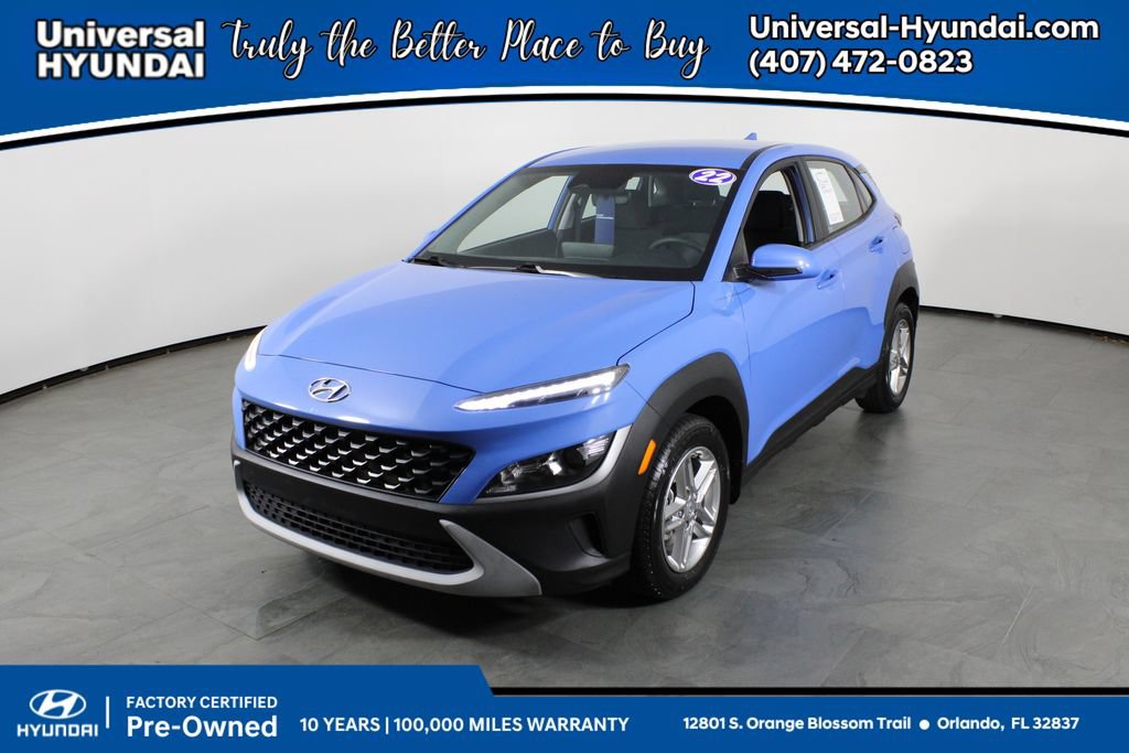 Certified 2022 Hyundai Kona SE