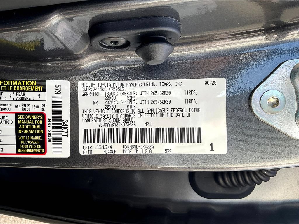 Used 2026 Toyota Sequoia 1794 Edition AWD/4WD image 21