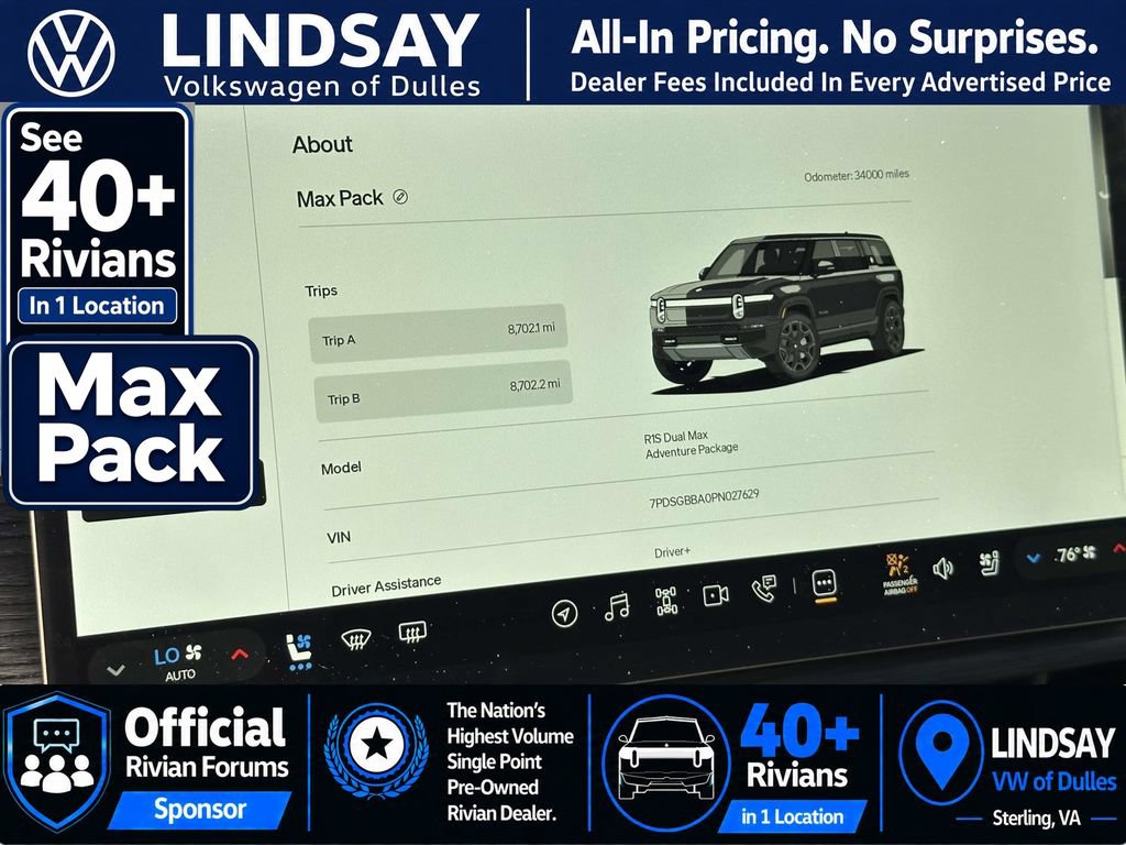 Used 2023 Rivian R1S Adventure AWD/4WD image 26