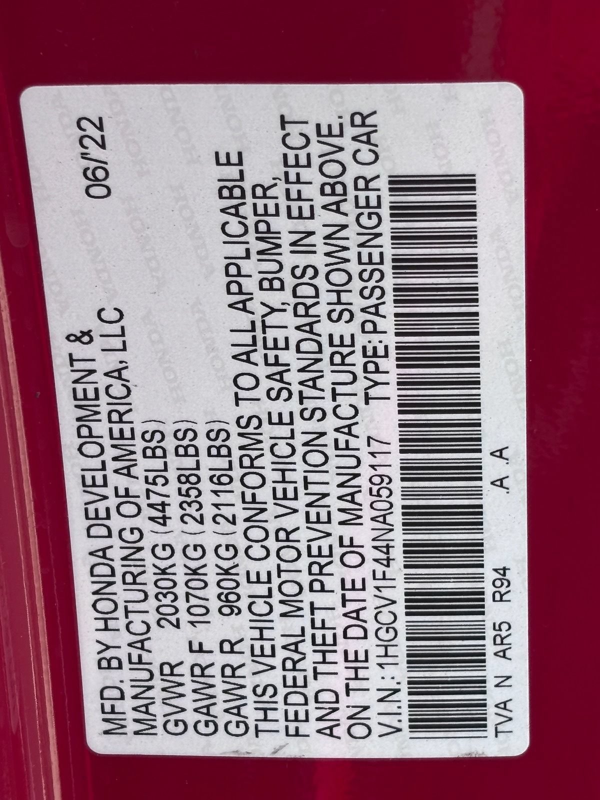 Certified 2022 Honda Accord Sport Special Edition image 35