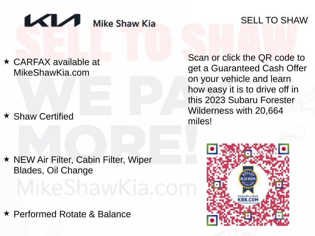 Used 2023 Subaru Forester Wilderness AWD/4WD image 13
