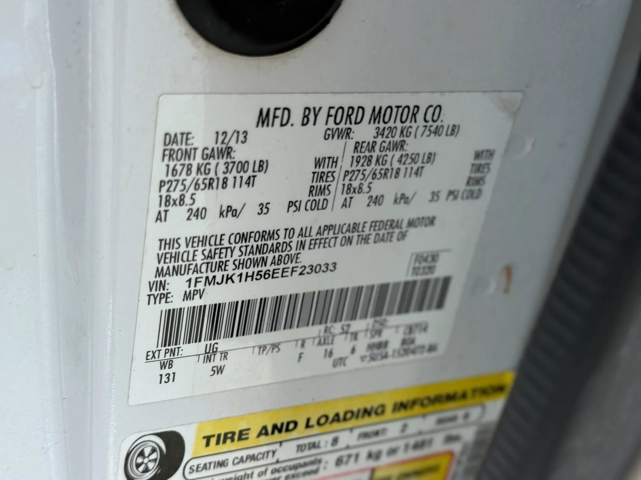 Used 2014 Ford Expedition EL King Ranch RWD image 31