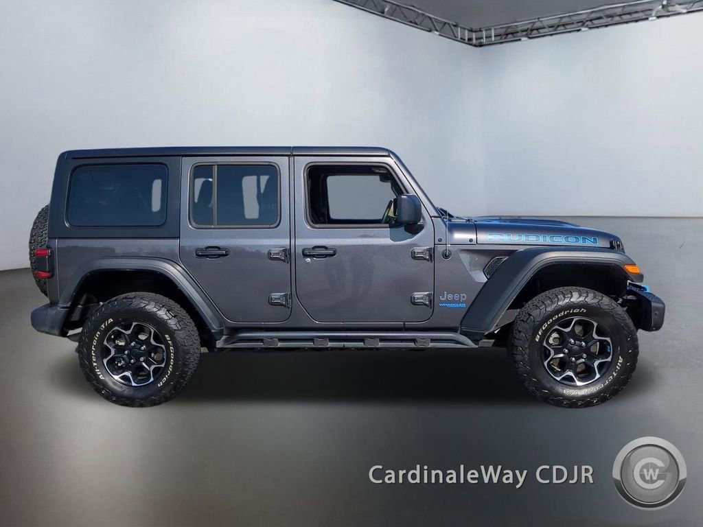 Used 2022 Jeep Wrangler Unlimited Rubicon 4xe w/ Steel Bumper Group image 3