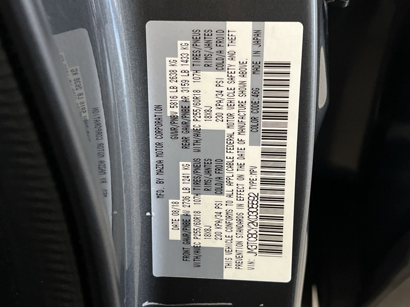 Used 2019 MAZDA CX-9 Touring AWD/4WD image 39