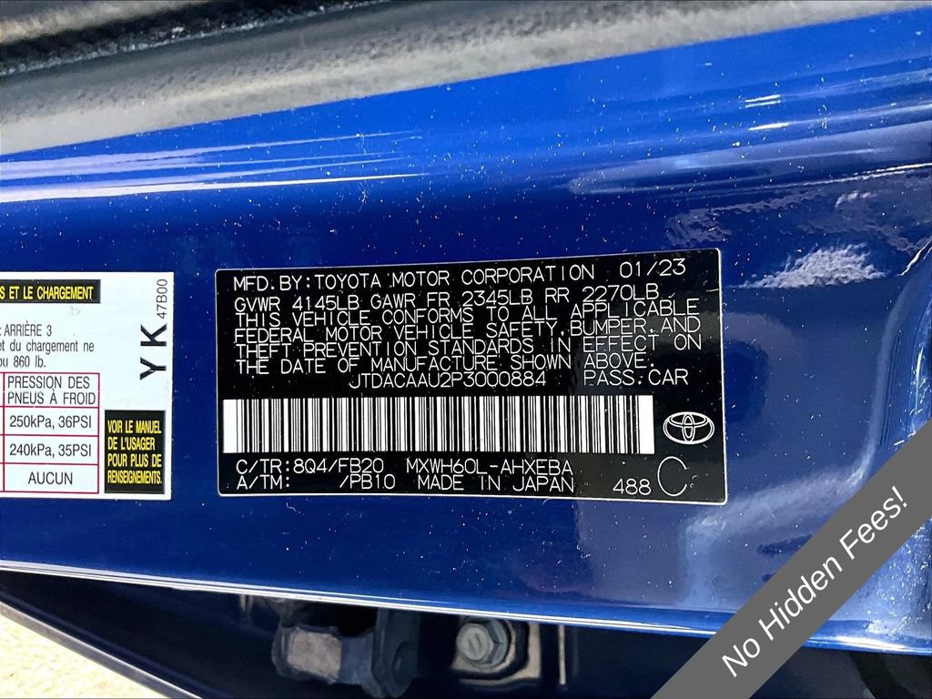 Used 2023 Toyota Prius LE FWD image 26