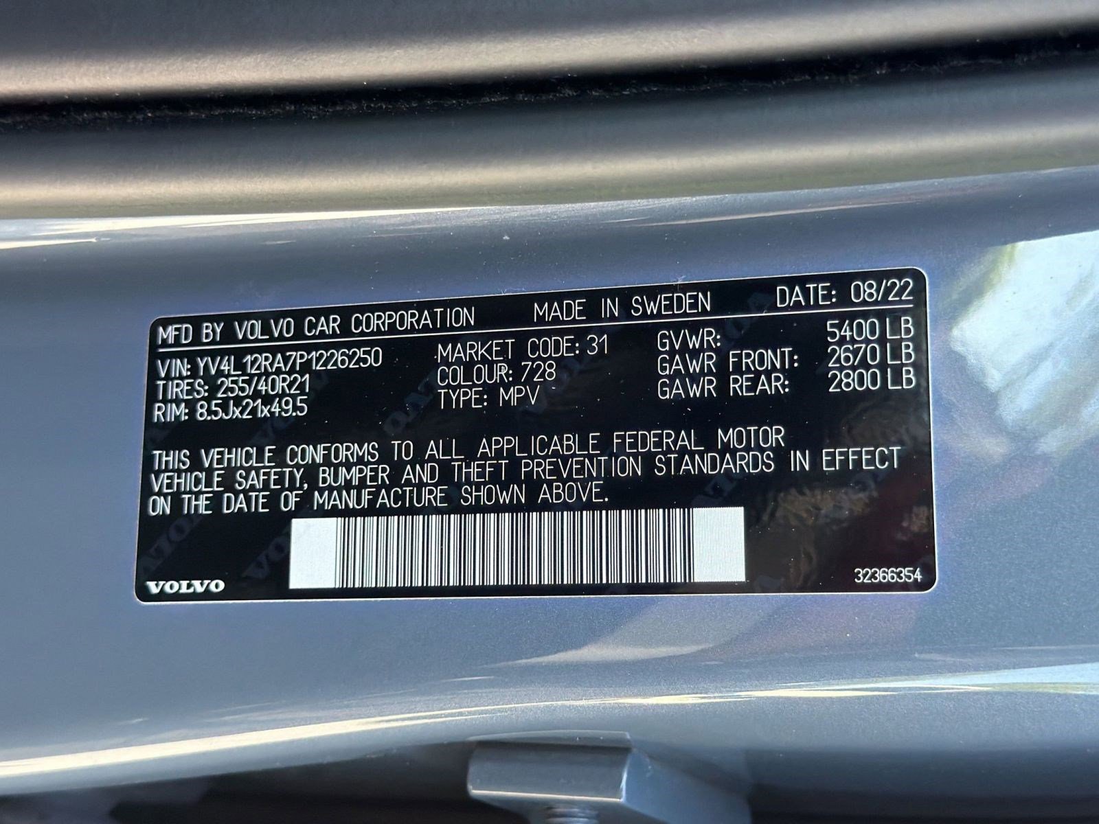 Certified 2023 Volvo XC60 B5 Ultimate AWD/4WD image 19