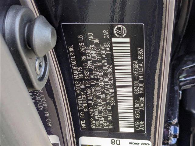 New 2025 Lexus ES 350 w/ Premium Package image 15