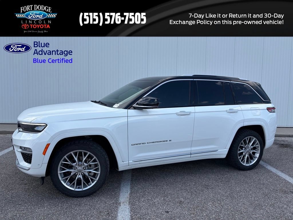 Used 2022 Jeep Grand Cherokee Summit w/ Adv Protech Group IV AWD/4WD image 1
