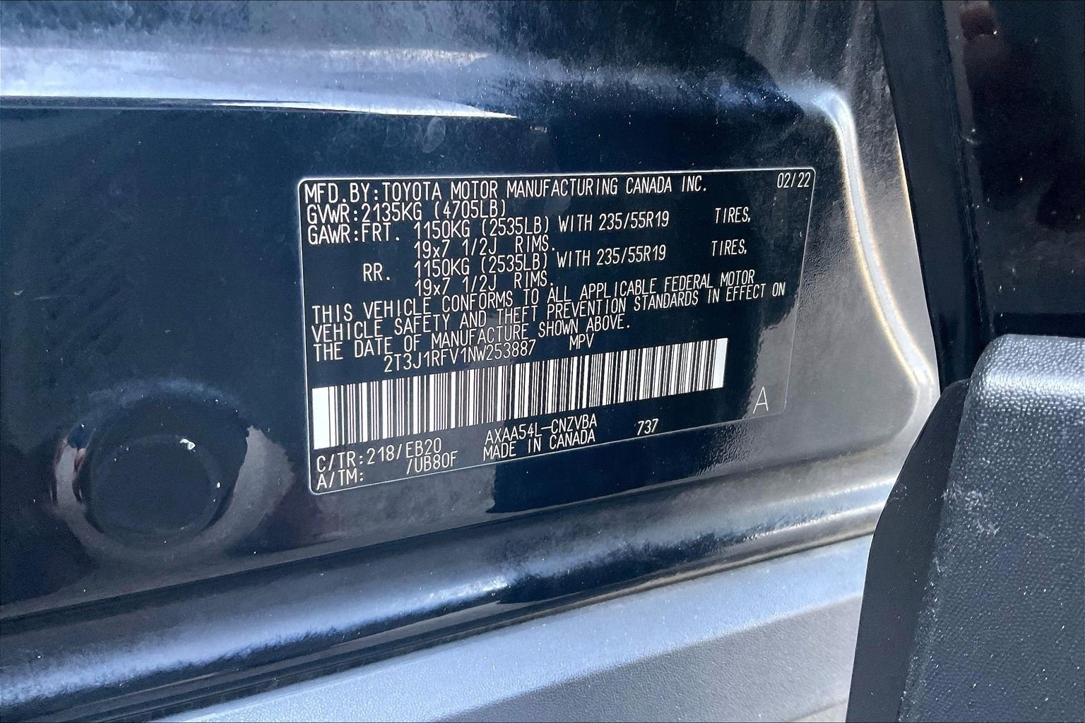 Used 2022 Toyota RAV4 Adventure AWD/4WD image 19