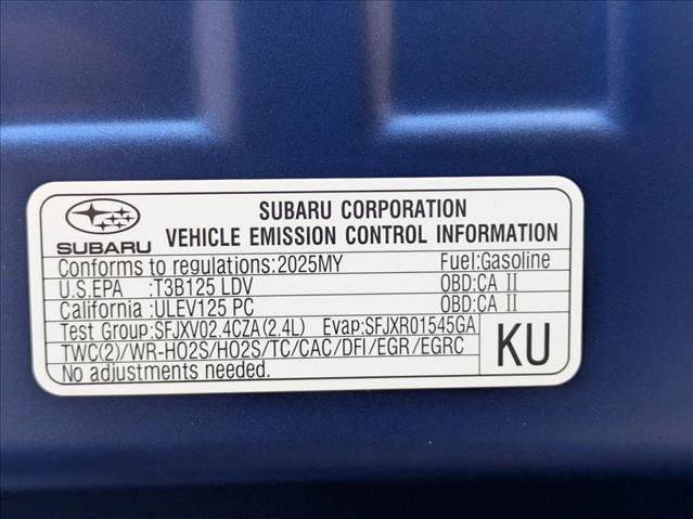 New 2025 Subaru WRX Premium w/ Accessory Package #2 image 17