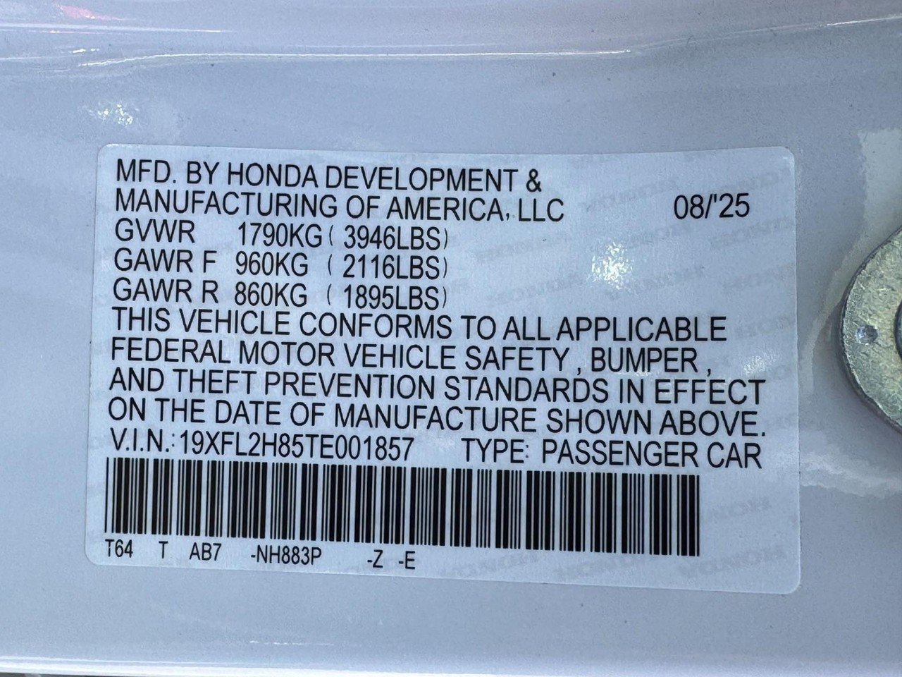 Used 2026 Honda Civic Sport image 24
