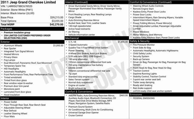 Used 2011 Jeep Grand Cherokee Limited image 3