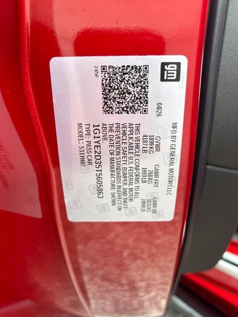 New 2026 Chevrolet Corvette Z06 w/ Stealth Interior Trim Package RWD image 38