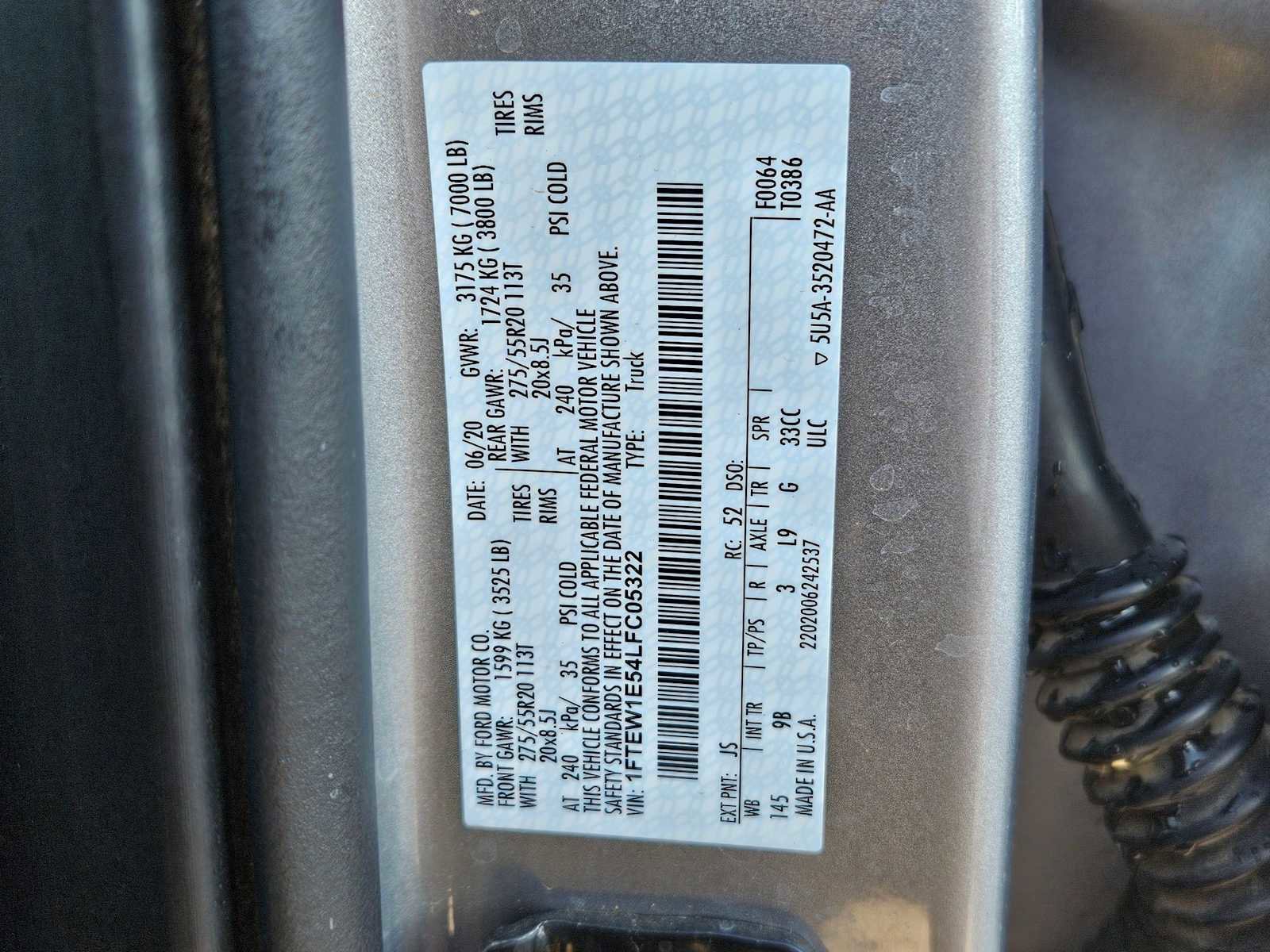 Used 2020 Ford F150 Platinum w/ Equipment Group 701A Luxury image 37