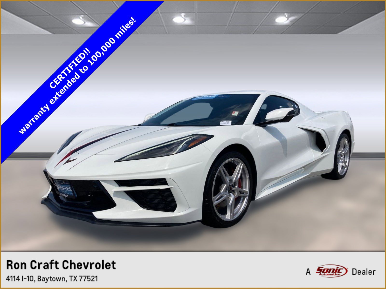 Certified 2023 Chevrolet Corvette Stingray Preferred Cpe w/ Z51 Performance Package