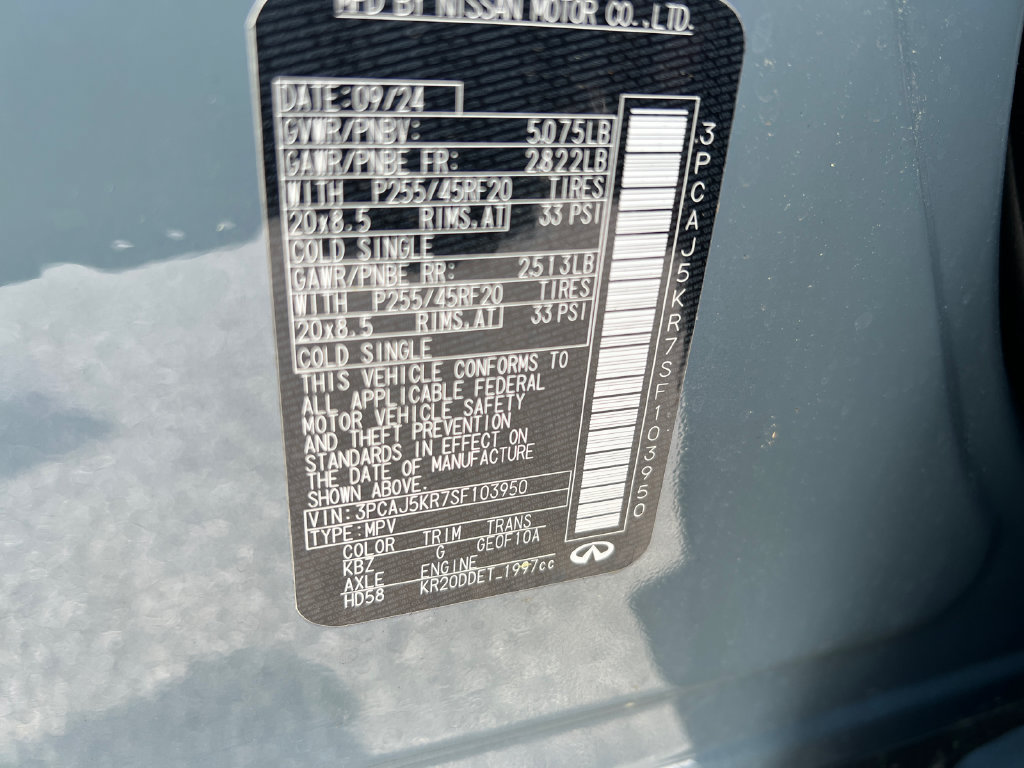 Certified 2025 INFINITI QX55 Essential AWD/4WD image 33