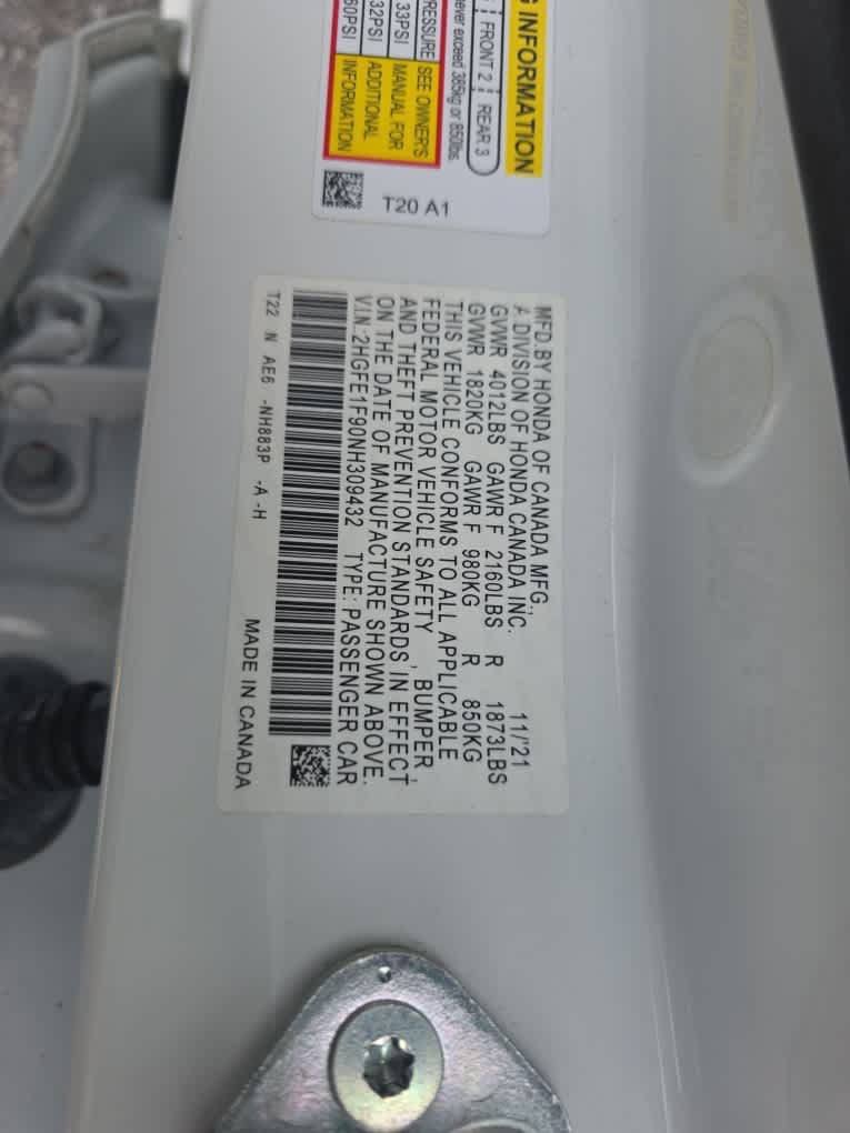 Used 2022 Honda Civic Touring image 32