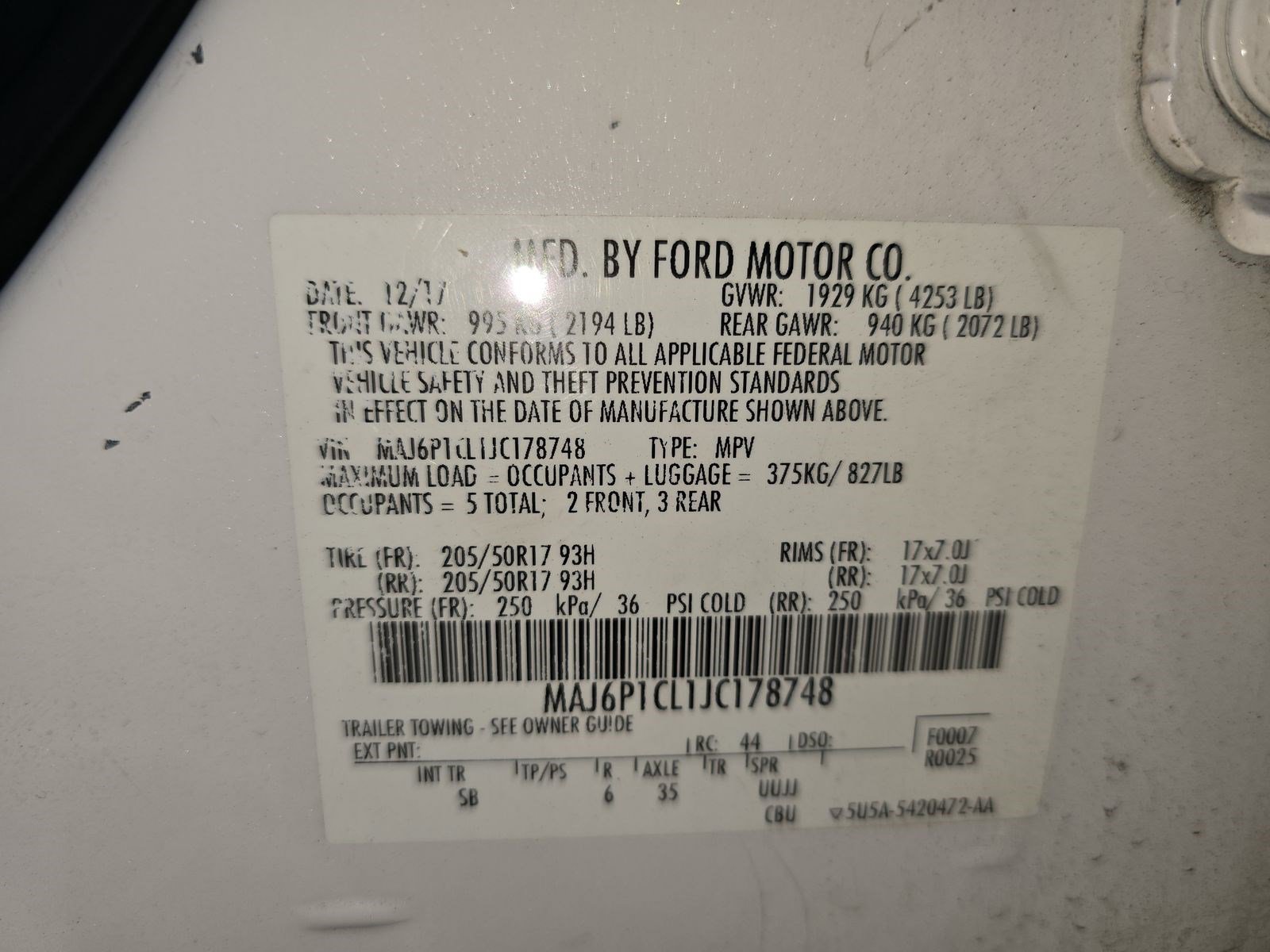 Used 2018 Ford EcoSport SES AWD/4WD image 15