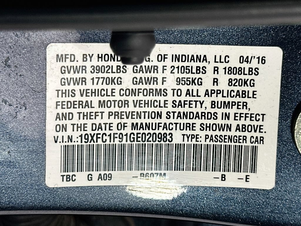Used 2016 Honda Civic Touring image 32
