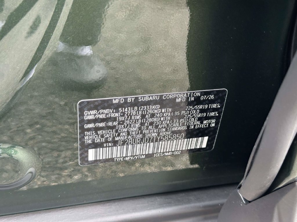 New 2026 Subaru Outback Touring XT AWD/4WD image 33