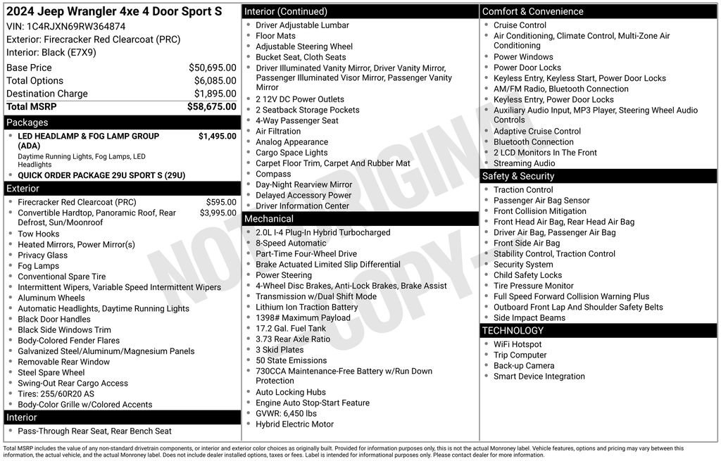 Used 2024 Jeep Wrangler Unlimited w/ LED Headlamp & Fog Lamp Group image 6