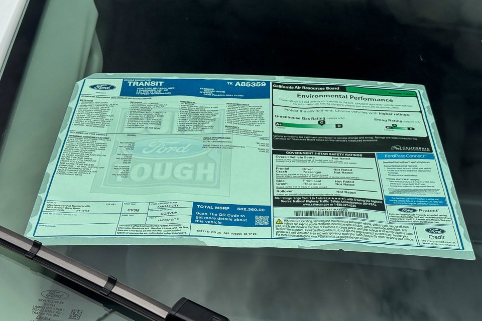 New 2026 Ford Transit 350 148 High Roof AWD w/ Exterior Upgrade Package image 9