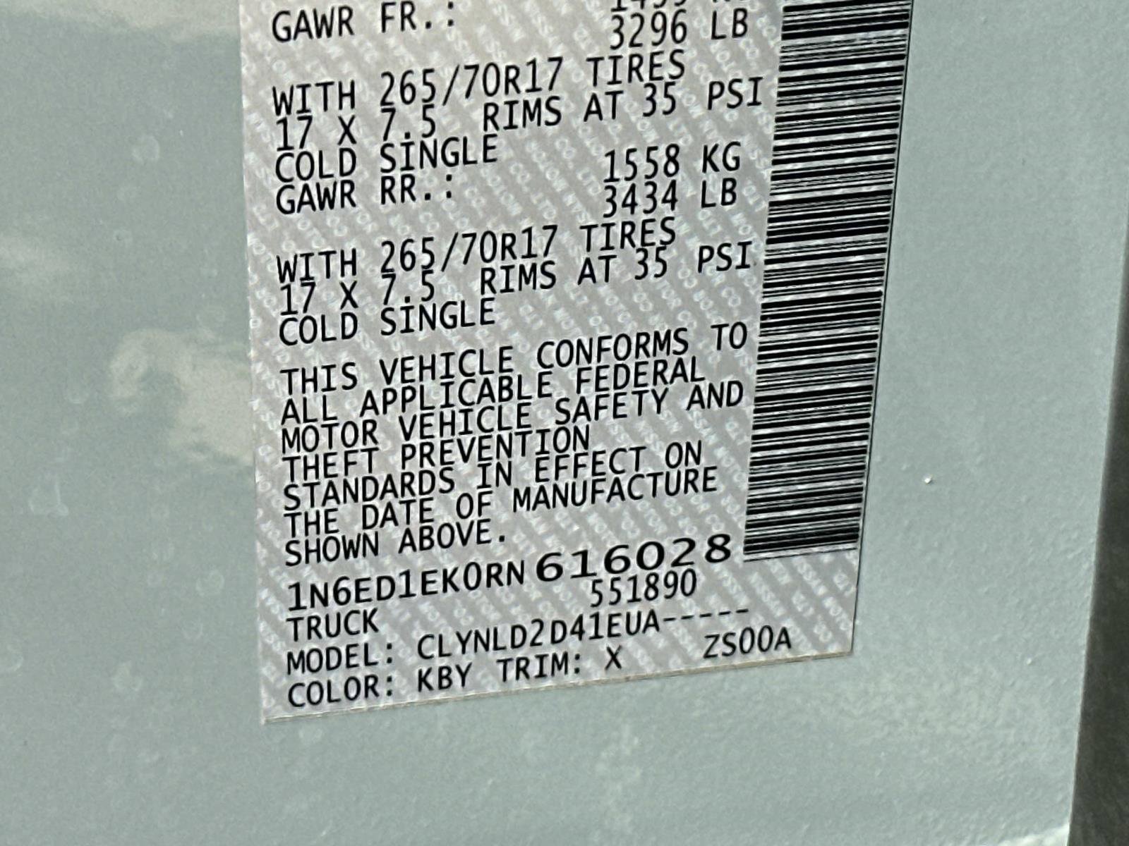 Used 2024 Nissan Frontier PRO-4X w/ Off-Road Protection Package image 24