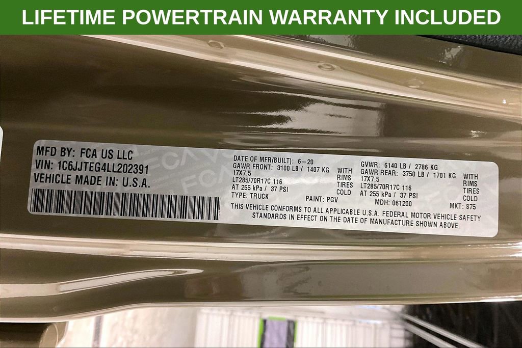 Used 2020 Jeep Gladiator Mojave w/ Trailer Tow Package AWD/4WD image 38