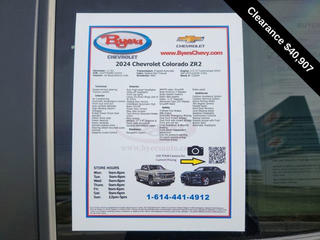 Used 2024 Chevrolet Colorado ZR2 w/ Technology Package image 10